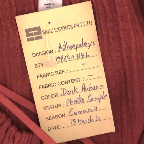 Daily Practice by Anthropologie NEW Malibu Mini Dress in Dark Auburn XS - Picture 11 of 15